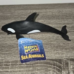 Boley Realistic 2019 Killer Whale Nature World Figure PVC figurine Orca Black